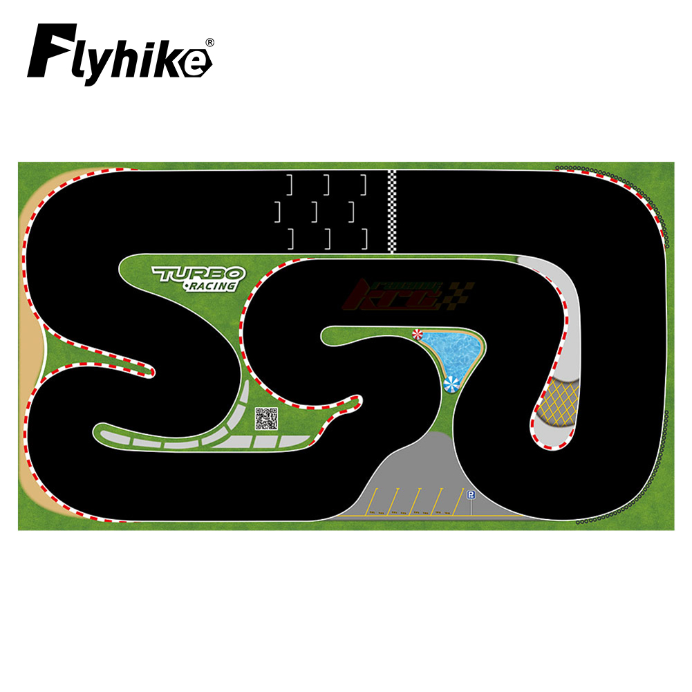 Rc Hobby Desk - ยางแทร็คสำหรับแข่งเทอร์โบแบบพกพาขนาด160x90ซม. 180X80ซม. ลู่วิ่งแข่งขนาดเล็ก1:76 RC สำหรับรถแข่งของเล่นบนโต๊ะ