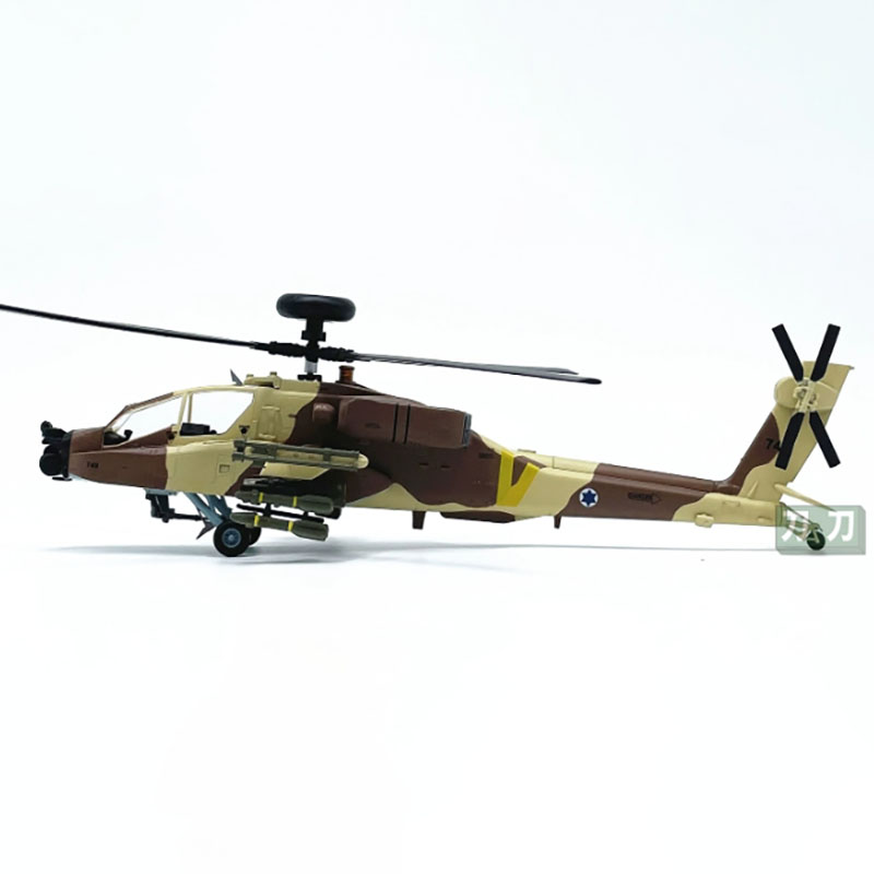 Rc Helicopter Hobby Grade - โมเดลเครื่องบินกองทัพอากาศ1:72โมเดลเครื่องบินเก็บ AH-64D ของเล่นของขวัญจัดแสดงเครื่องบินจำลองสำเร็จรูป