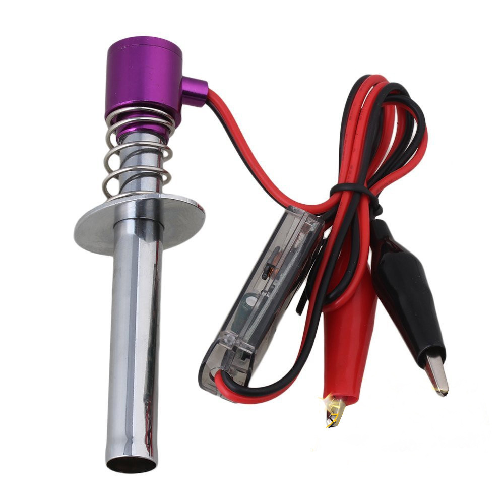 Rc Hobby Nitro - สายเชื่อมต่อหัวจุดระเบิดแบบอิเล็กทรอนิกส์ 6-12V พร้อมคลิปหนีบ สำหรับเครื่องยนต์ไนโตร 18 21