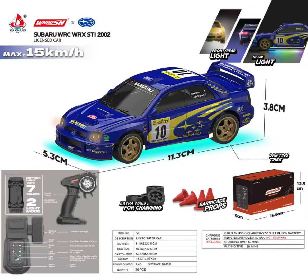 Rc Hobby Desk - รถดริฟท์บังคับวิทยุ QNM Mini RC รุ่น M3