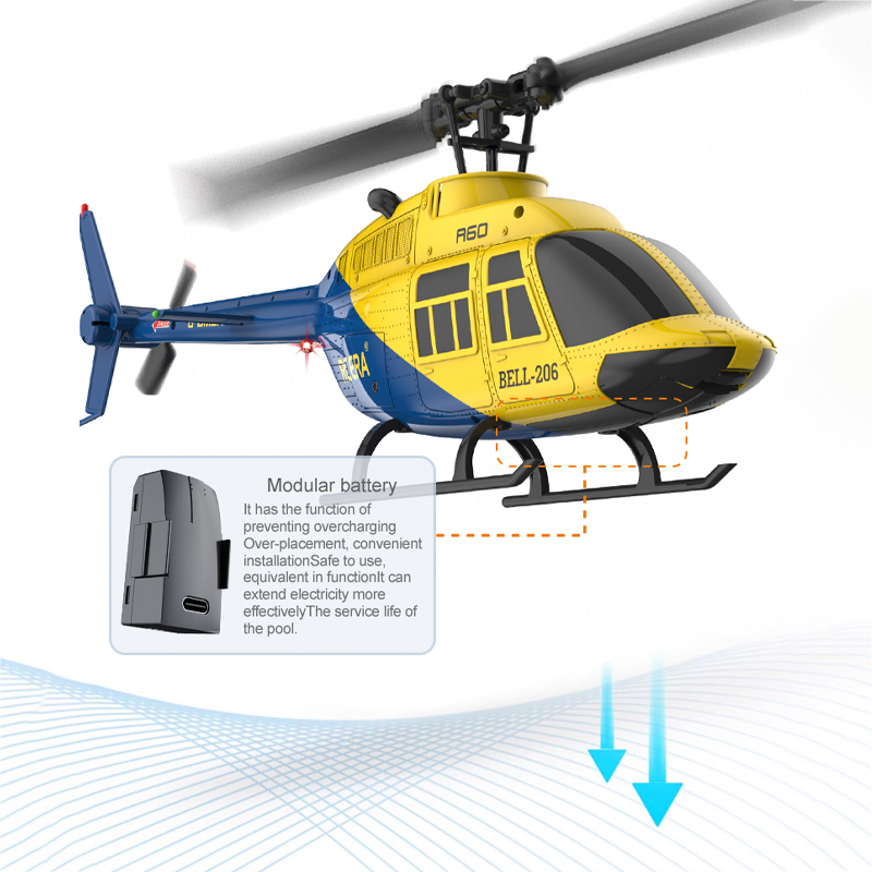 เฮลิคอปเตอร์บังคับวิทยุ A60 2. - Rc Hobby Grade Helicopter บทวิจารณ์และราคา
