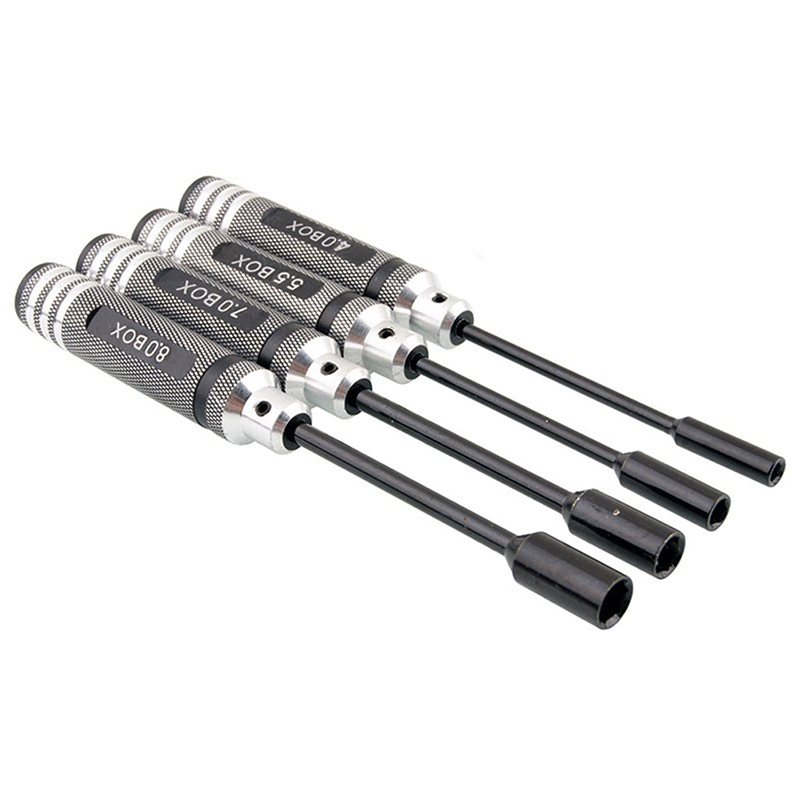 4 ชิ้นไทเทเนียม Hex ไขควงชุด 1 - Rc Hobby Electric Screwdriver บทวิจารณ์และราคา