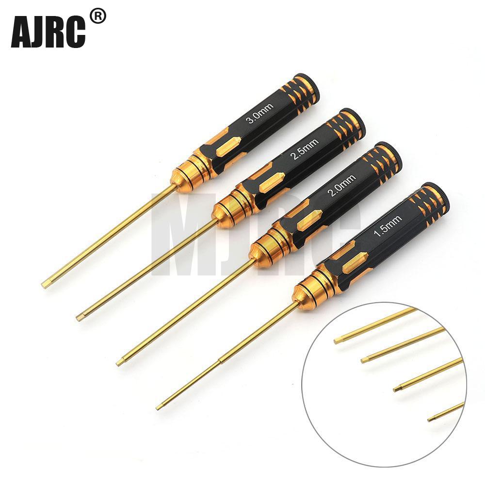Ajrc 4 ชิ้น/เซ็ตไทเทเนียมชุบ 1 - Rc Hobby Electric Screwdriver บทวิจารณ์และราคา