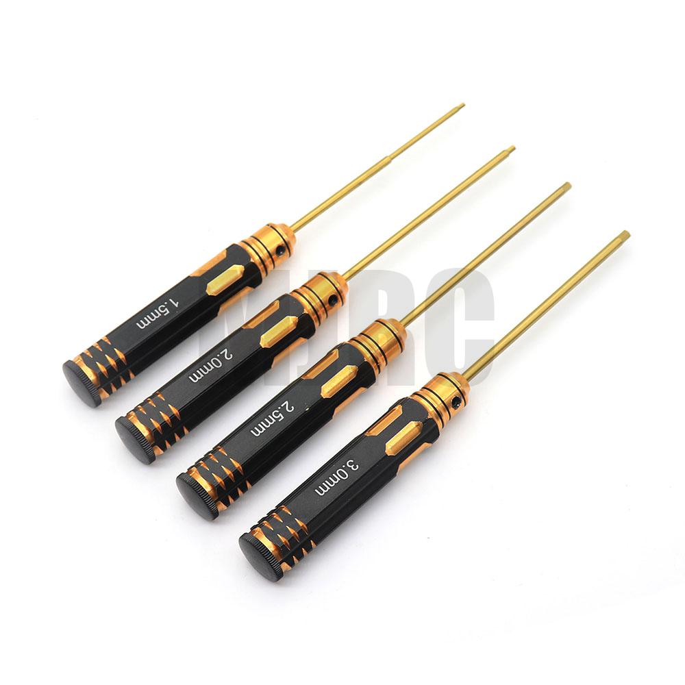Ajrc 4 ชิ้น/เซ็ตไทเทเนียมชุบ 1 - Rc Hobby Electric Screwdriver บทวิจารณ์และราคา