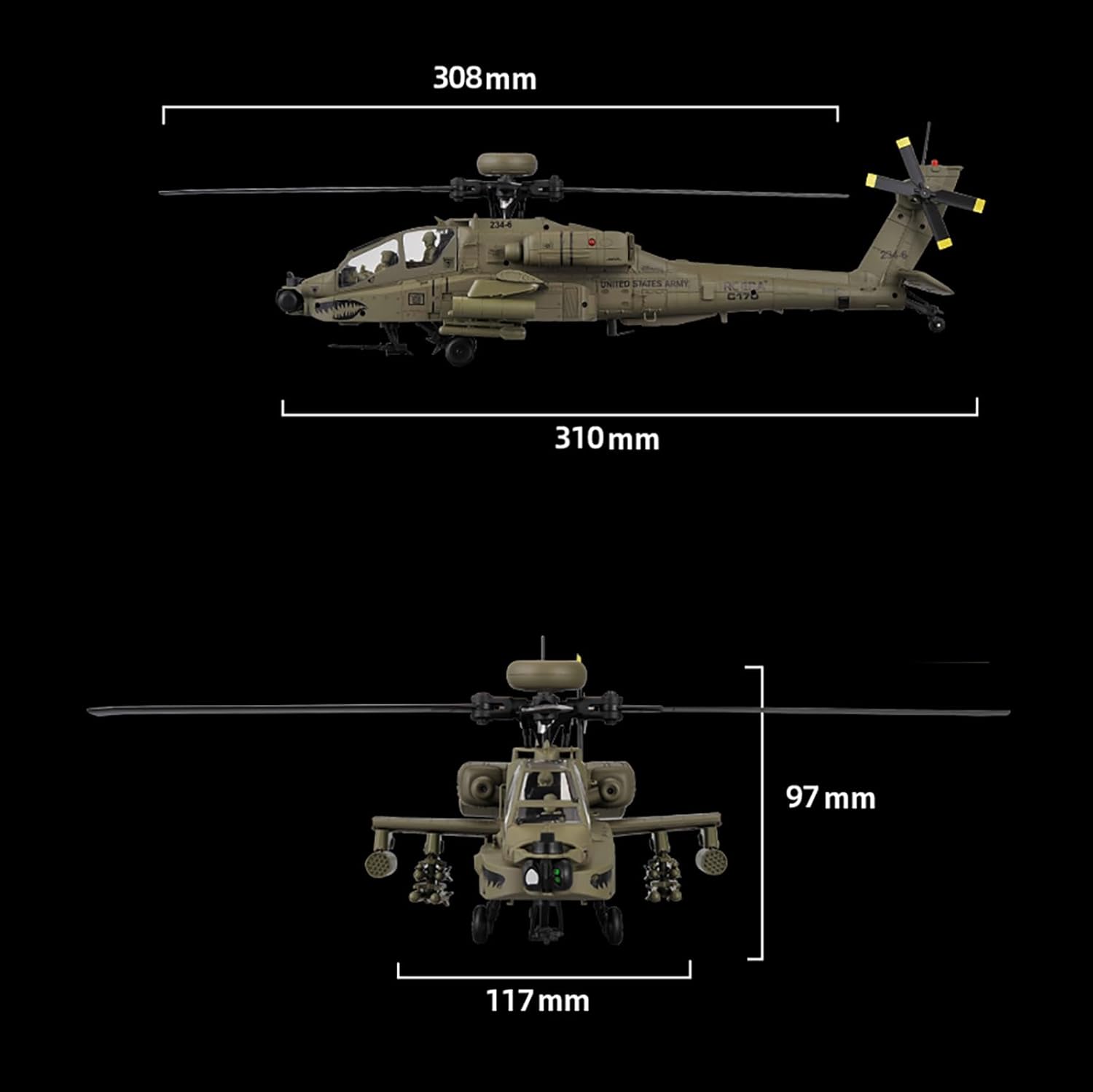 เฮลิคอปเตอร์บังคับวิทยุ 310 มม - Rc Hobby Grade Helicopter บทวิจารณ์และราคา