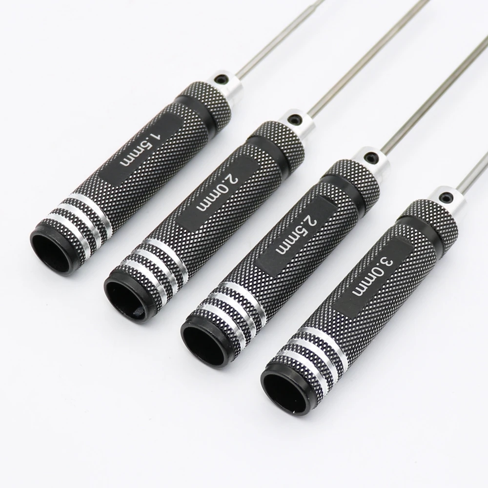 4PCS 1.5/2/2.5/3.0mm Black Hex - Rc Hobby Electric Screwdriver บทวิจารณ์และราคา
