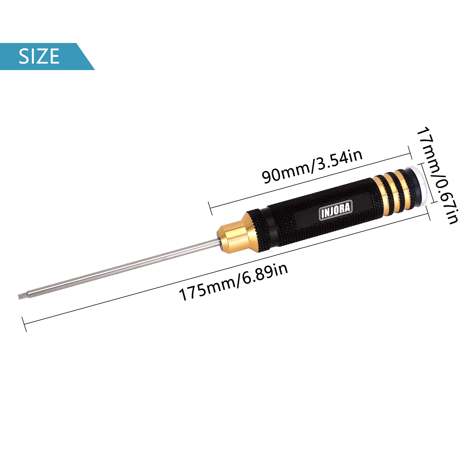 INJORA 7PCS HSS Steel Hex ไขคว - Rc Hobby Electric Screwdriver บทวิจารณ์และราคา