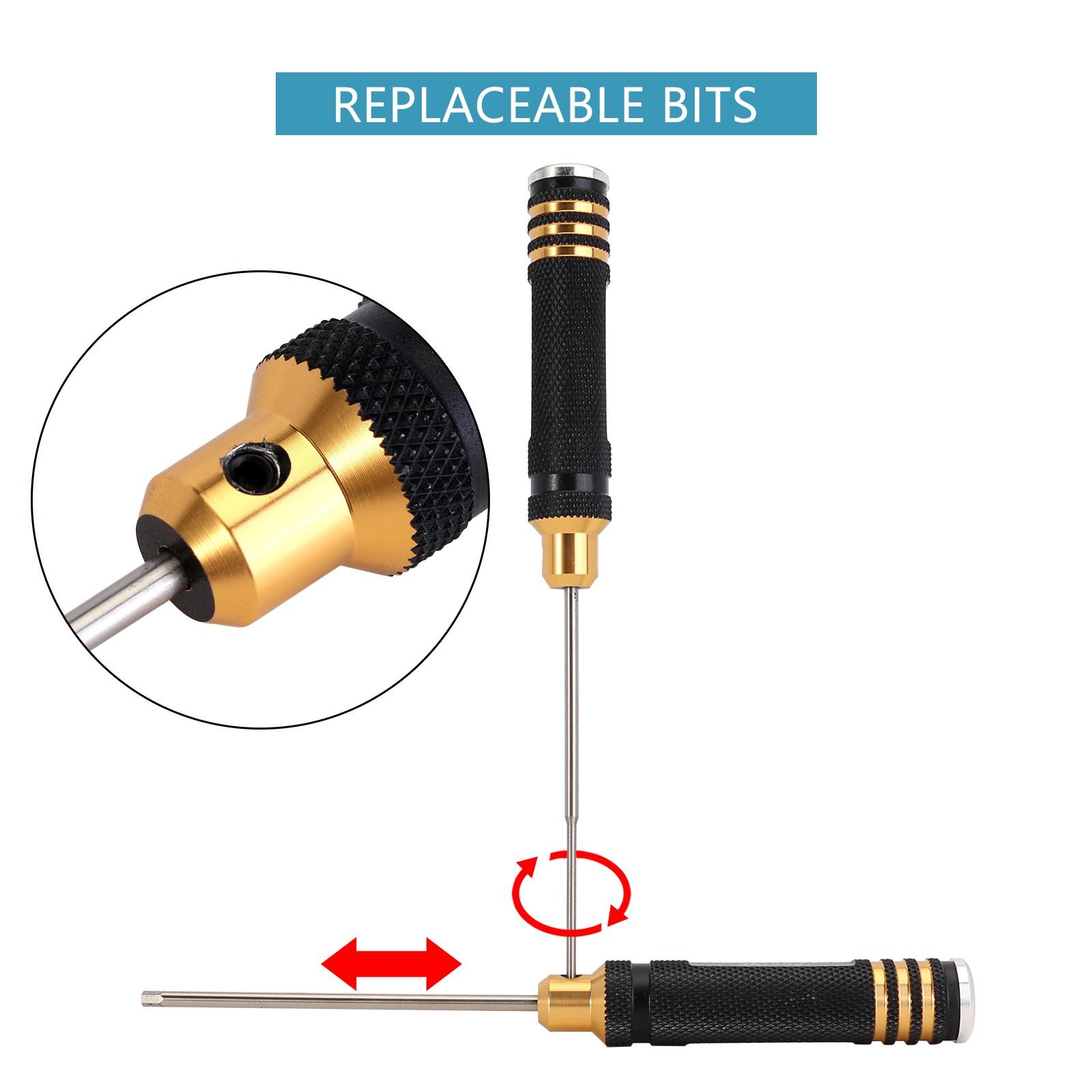 INJORA 7PCS HSS Steel Hex ไขคว - Rc Hobby Electric Screwdriver บทวิจารณ์และราคา