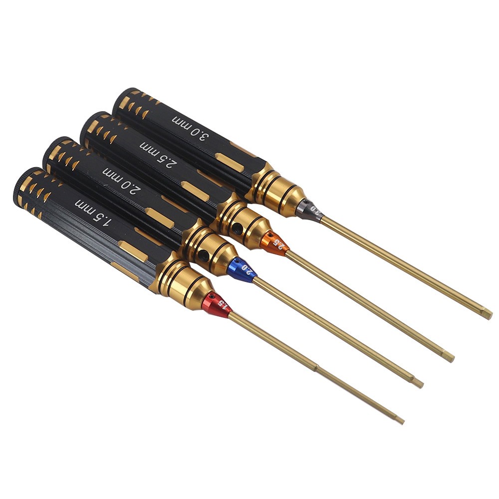 Ajrc 4 ชิ้น/เซ็ตไทเทเนียมชุบ 1 - Rc Hobby Electric Screwdriver บทวิจารณ์และราคา