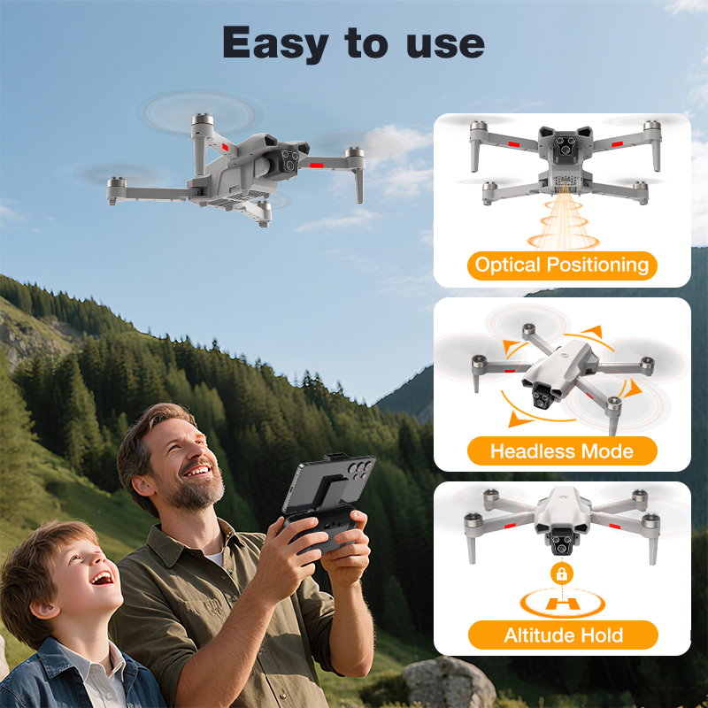 โดรนรุ่นใหม่ L017 Pro Brushles - Rc Hobby Grade Helicopter บทวิจารณ์และราคา